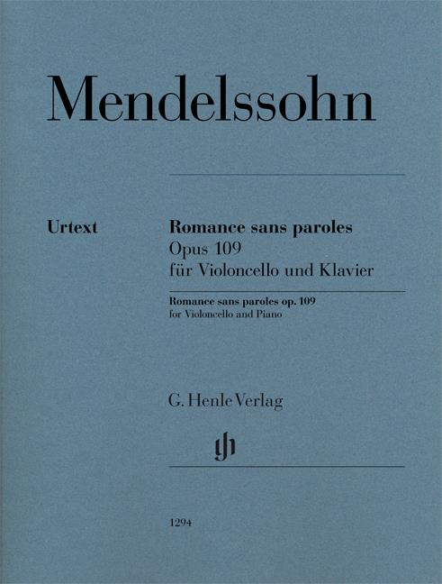 Romance sans paroles op. 109